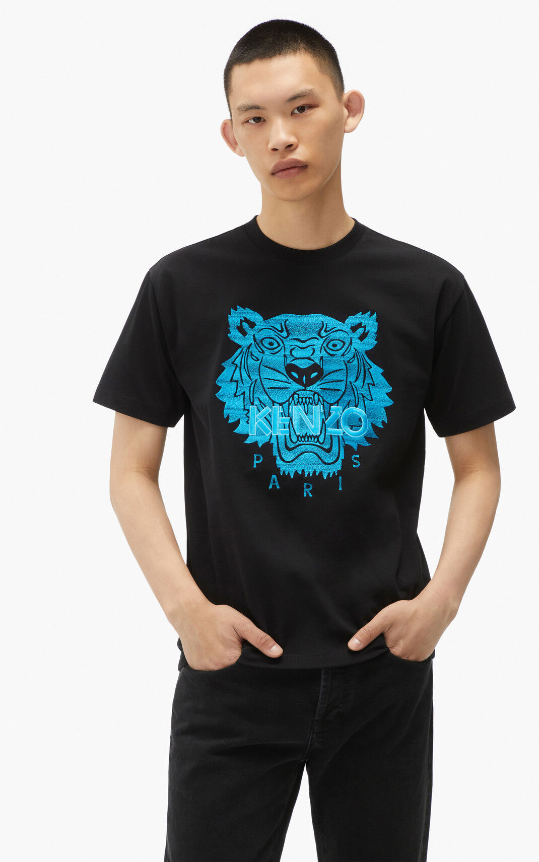 Kenzo Tiger loose fitting T Shirt Herr | 42856-UABJ